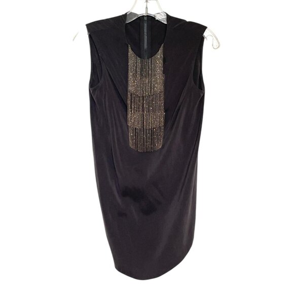 Brunello Cucinelli Tops - Brunello Cucinelli Silk Beaded Sleeveless Top Sz S Made in Italy Eggplant Purple